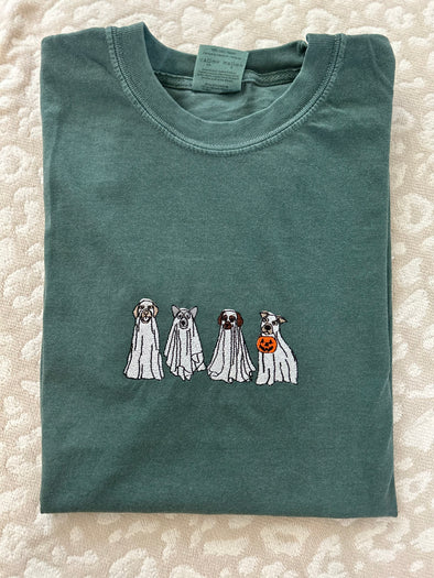 Ghost Dogs Embroidered Tee