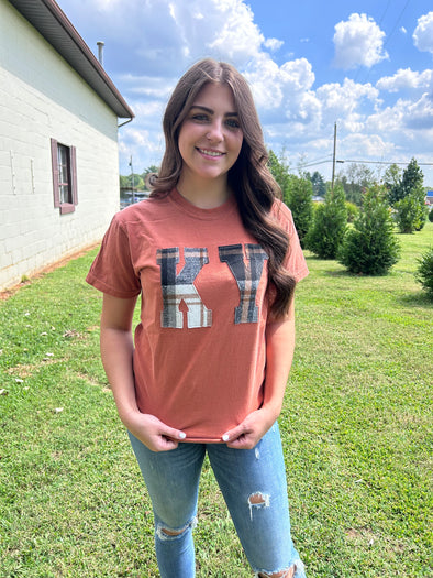 Fall Plaid KY Tee