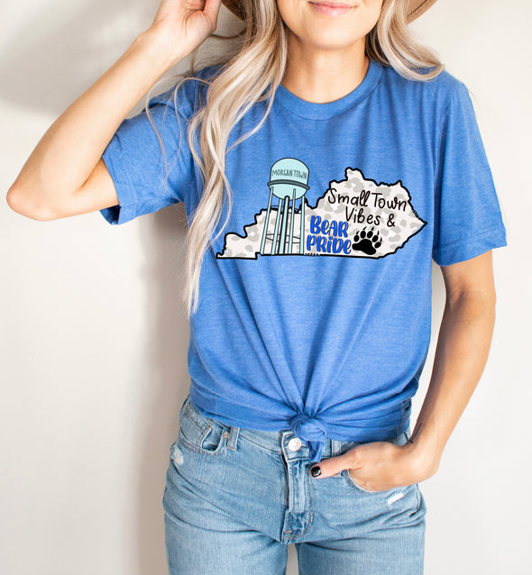 Small Town Vibes Bear Pride Tee
